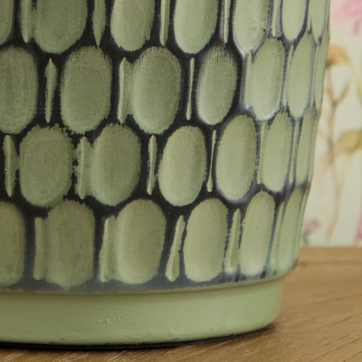 Stornoway Table Lampbase Table/Silverwood Anna 30x50cm Lampshade River - image 4