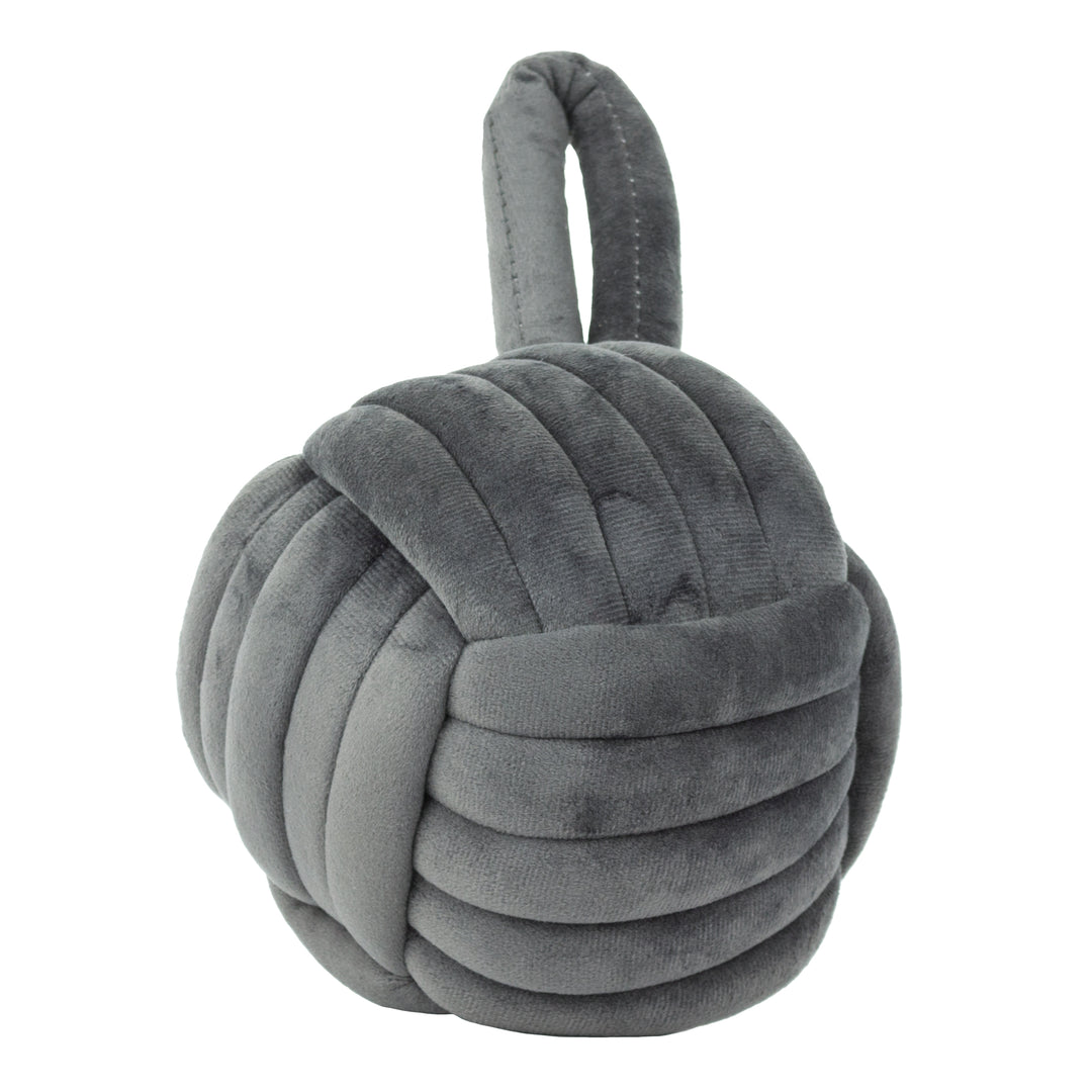 Knot Doorstop - Charcoal