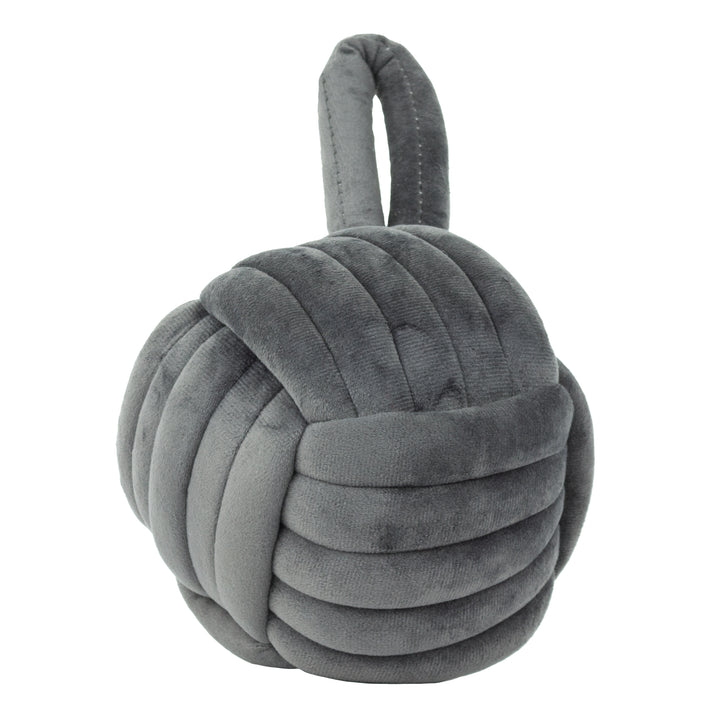 Knot Doorstop - Charcoal
