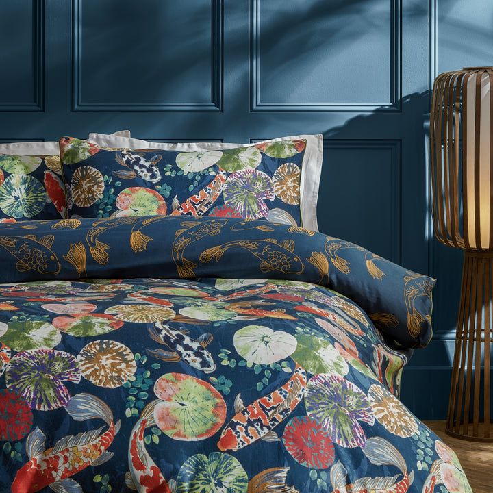 Koi Pond Super King Duvet Set Midnight - image 2