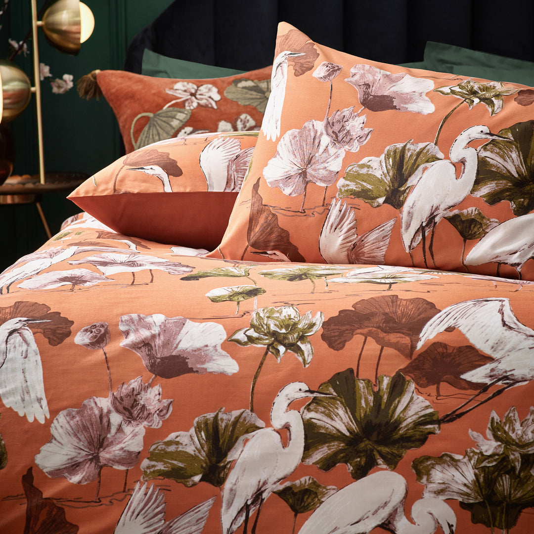 Kushiro Super King Size Duvet Set Coral - image 2