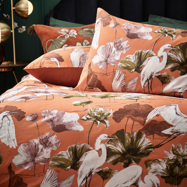 Kushiro Super King Size Duvet Set Coral - image 2