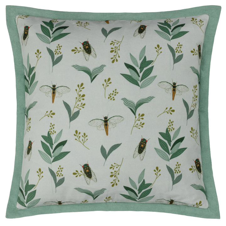 LACE WING 50X50 CUSHION CASE SAGE