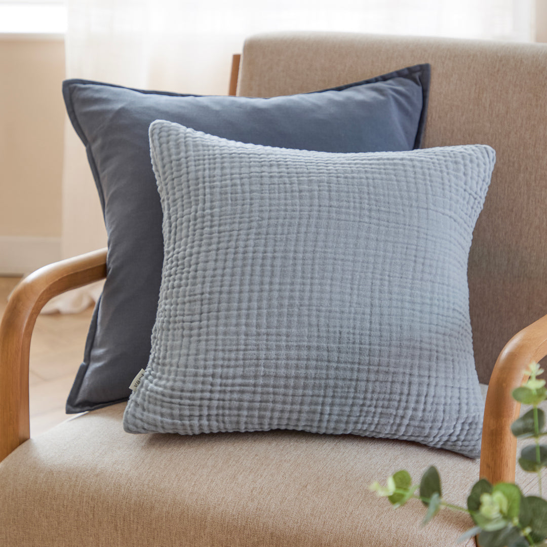 Lark 45x45 Cushion Case Mineral Blue