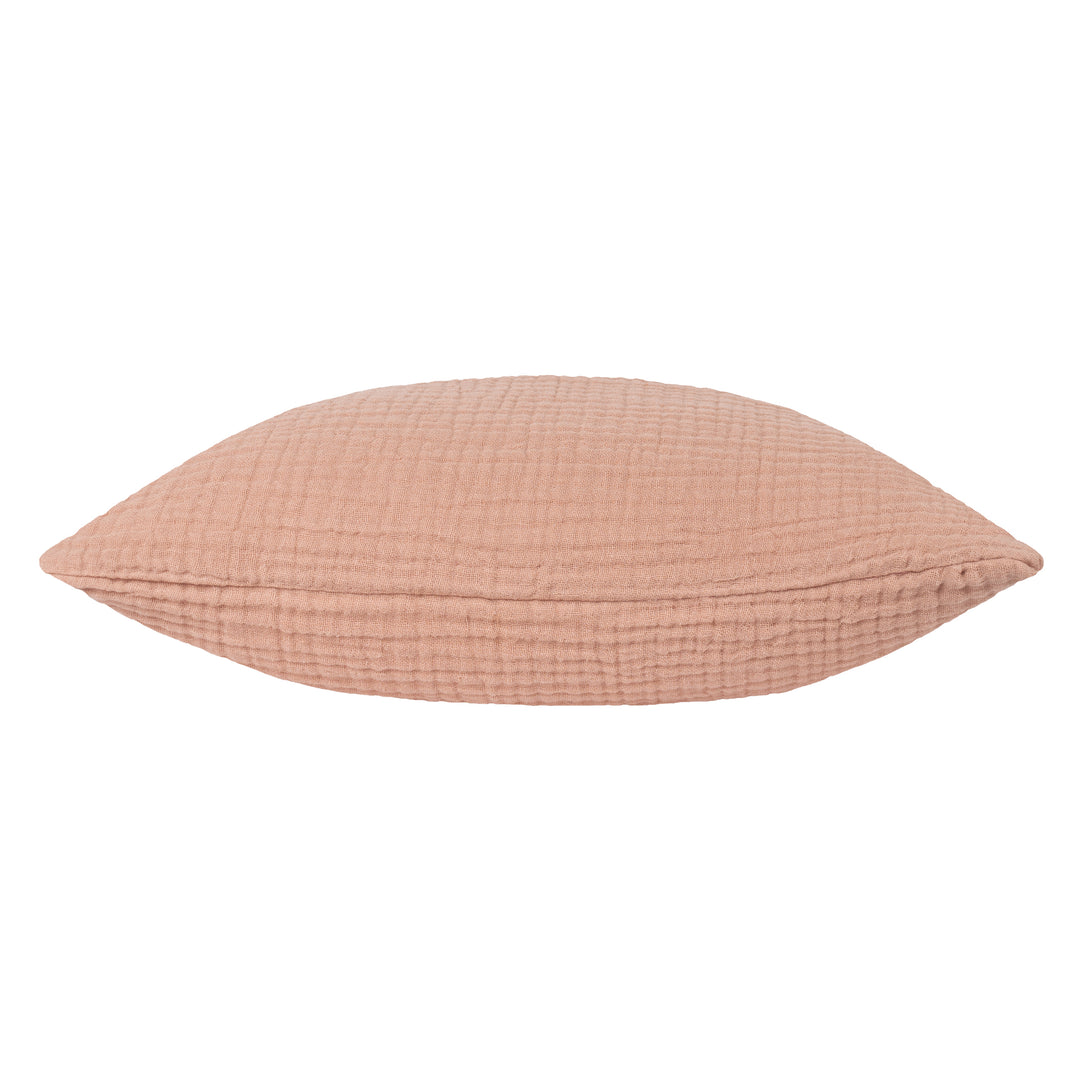 LARK 45X45 CUSHION CASE PINK CLAY