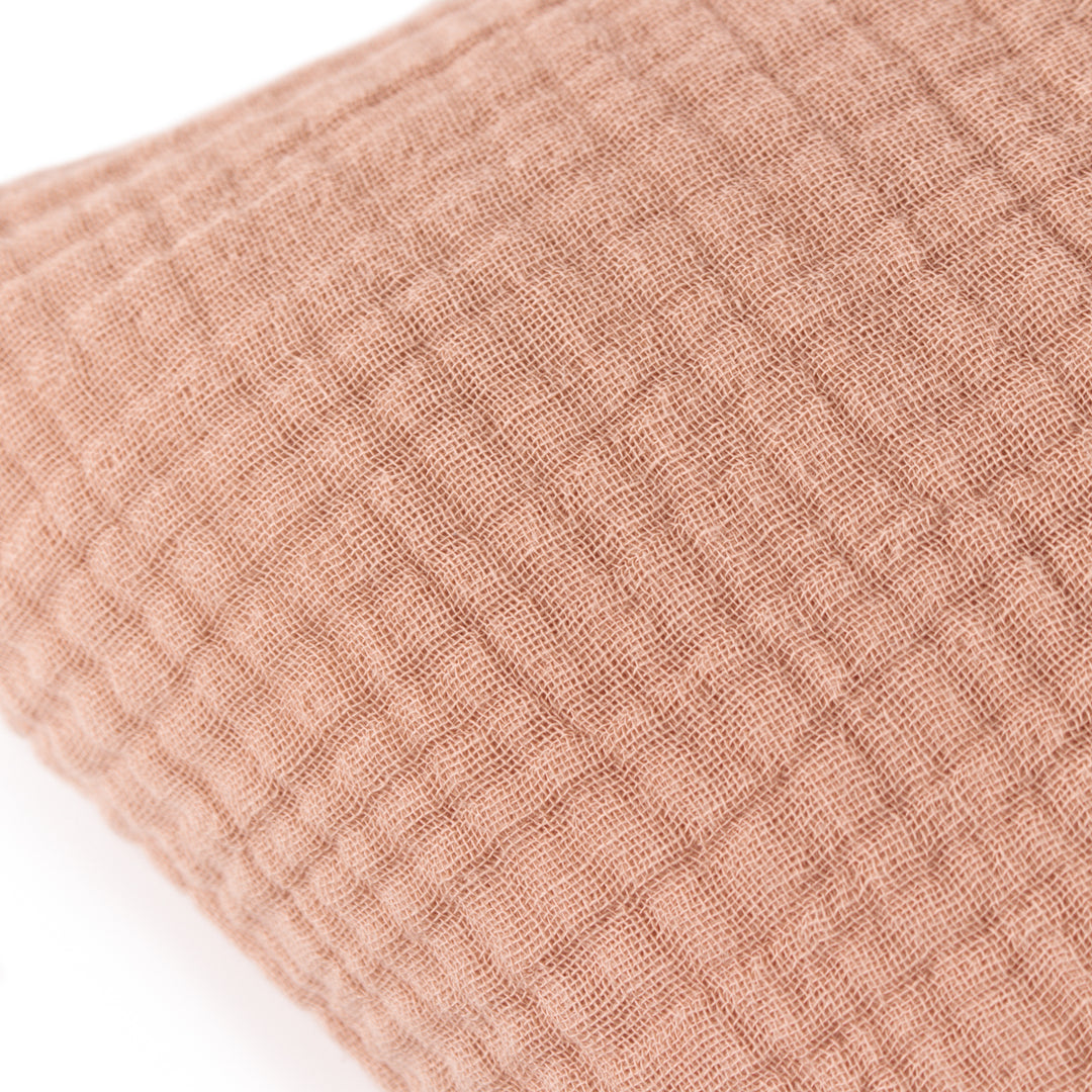 LARK 45X45 CUSHION CASE PINK CLAY