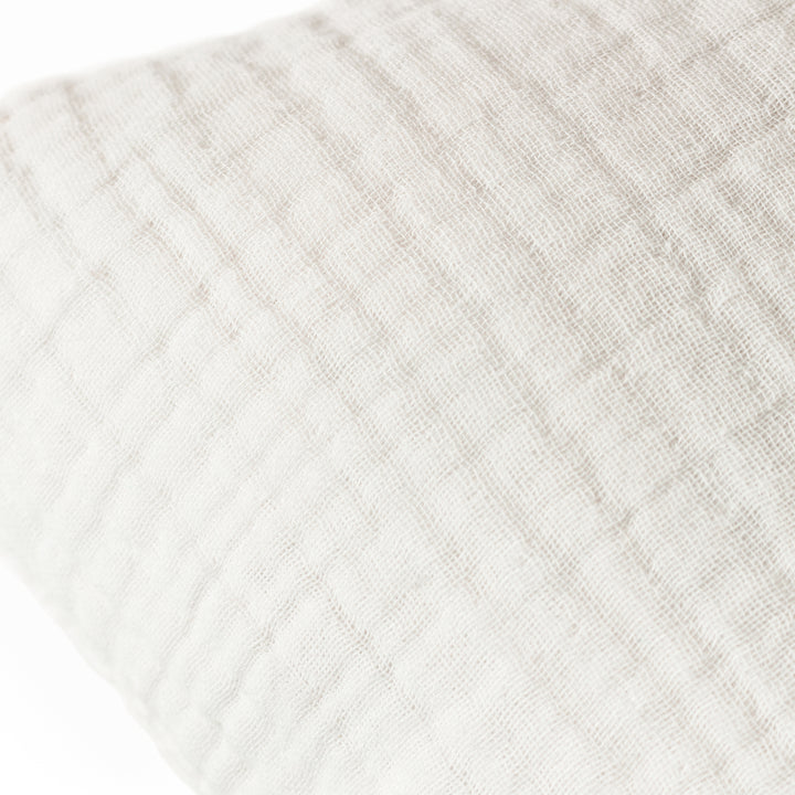 LARK 45X45 CUSHION CASE WHITE