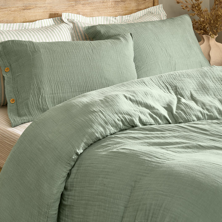 Lark King Size Duvet Set Eucalyptus - image 2