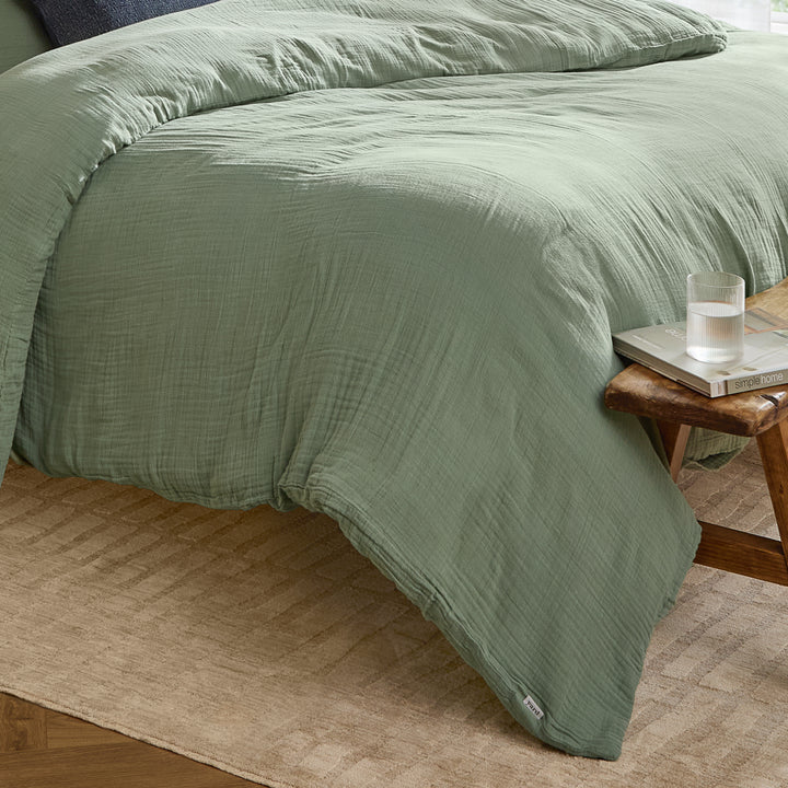Lark King Size Duvet Set Eucalyptus - image 4