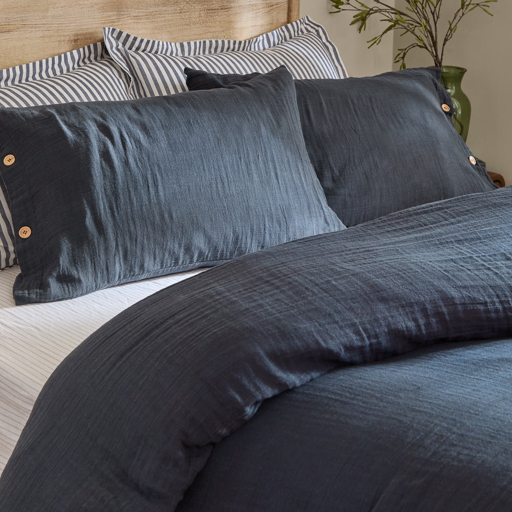 Lark King Duvet Set Navy - image 2