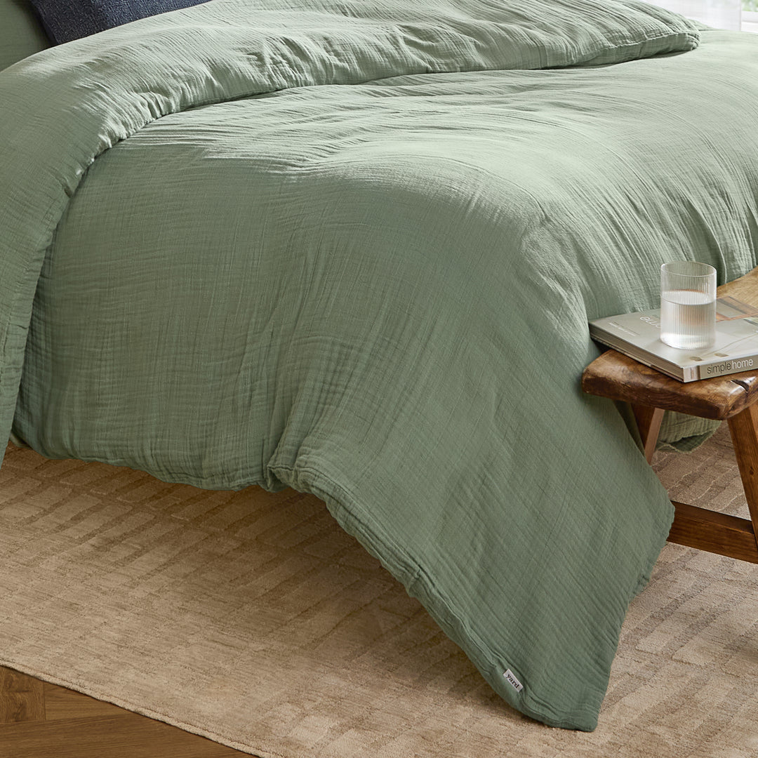 Lark Super King Duvet Set Eucalyptus - image 4