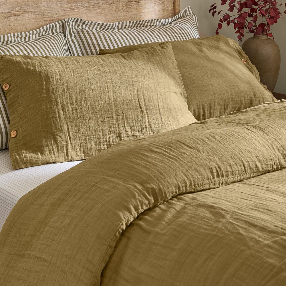 Lark Super King Duvet Set Olive - image 2