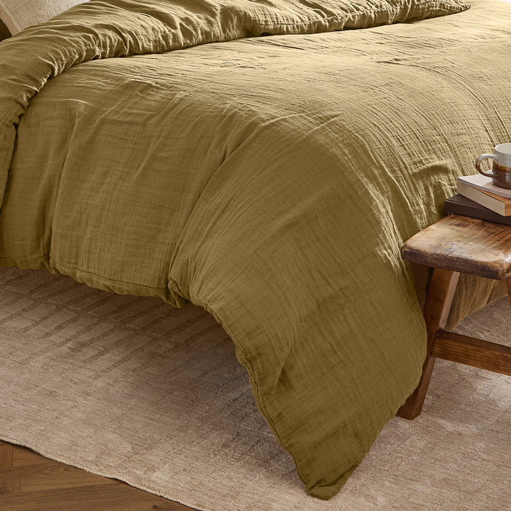Lark Super King Duvet Set Olive - image 4