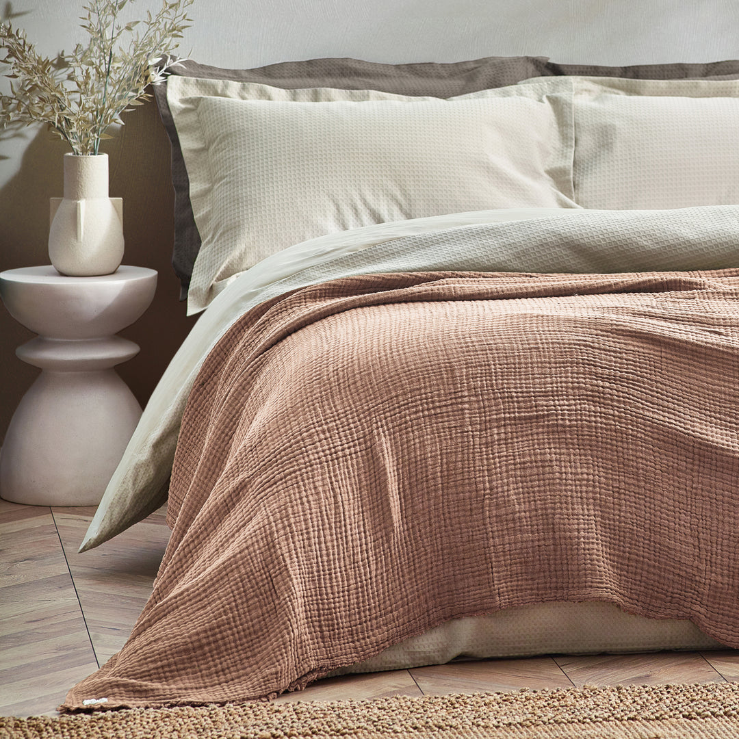 Lark 240x260 Throw Pink Clay