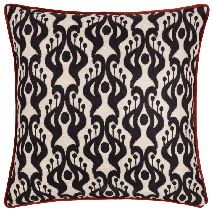 LAUCALA IKAT 43X43 CUSHION CASE BLACK