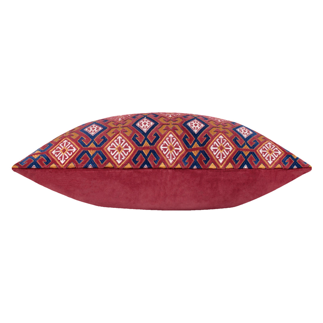 Laurel 30x60 Cushion Case Ruby/Gold - image 4