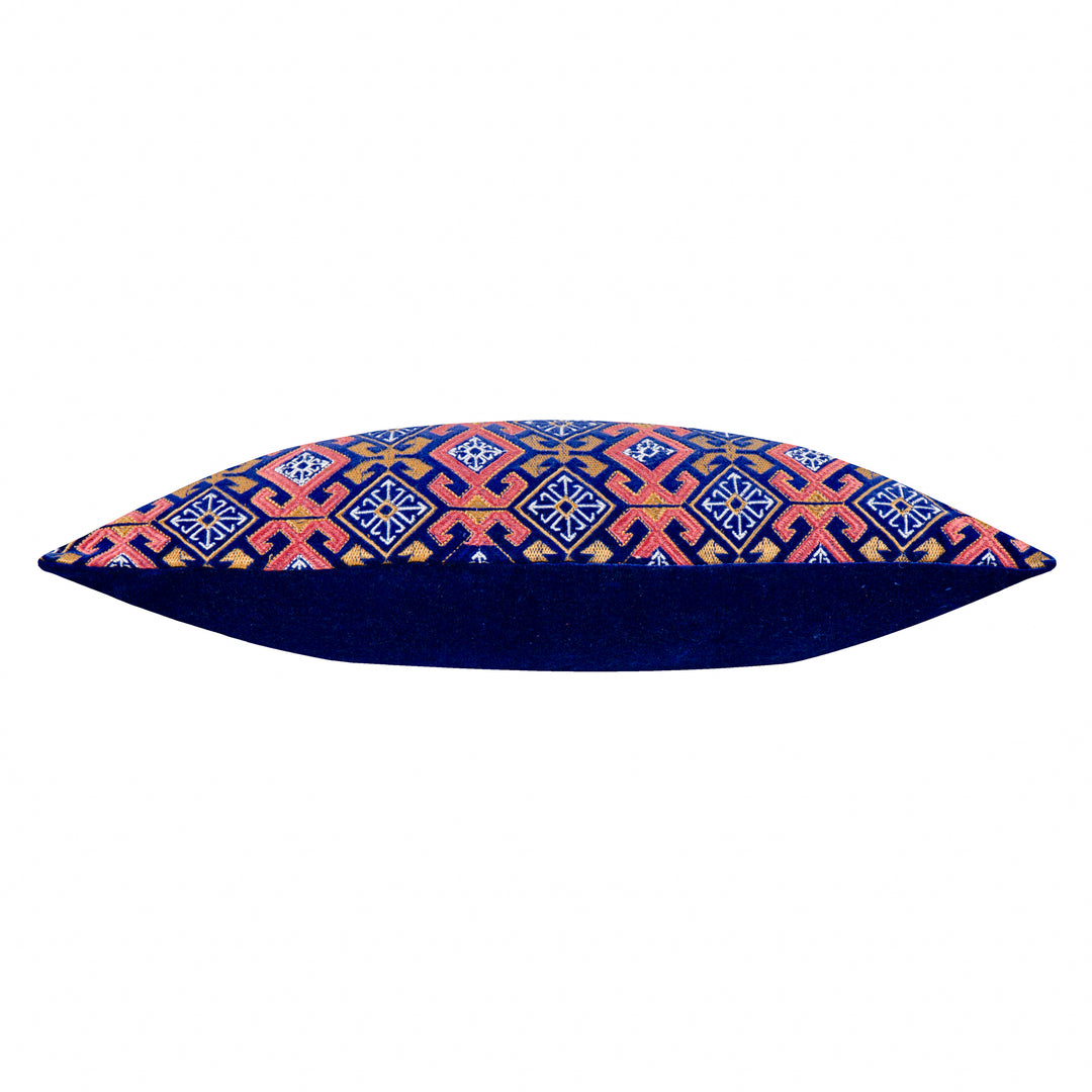 Laurel 30x60 Cushion Case Rose/Blue - image 4