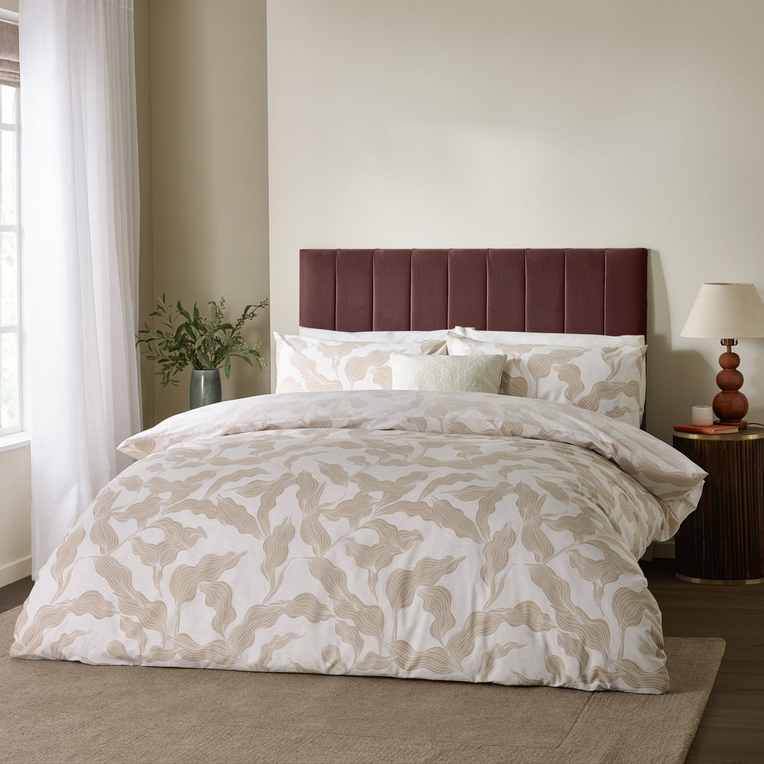 Lauro Super King Duvet Set Stone