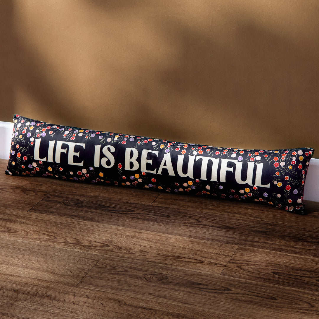La Vida Life Is Beautiful 20x92 Draught Excluder Multi