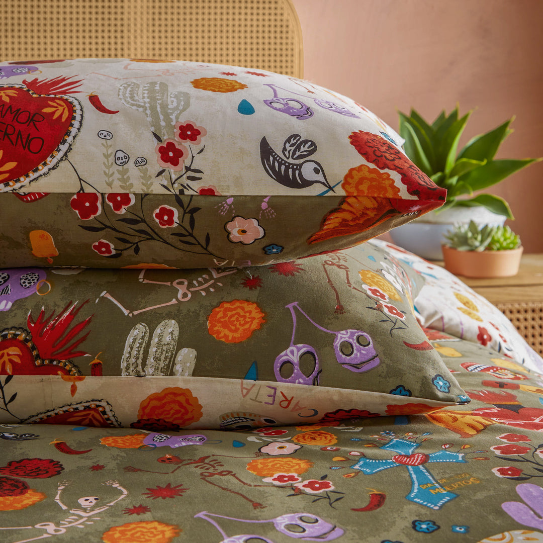 La Vida Single Duvet Set Multi - image 3