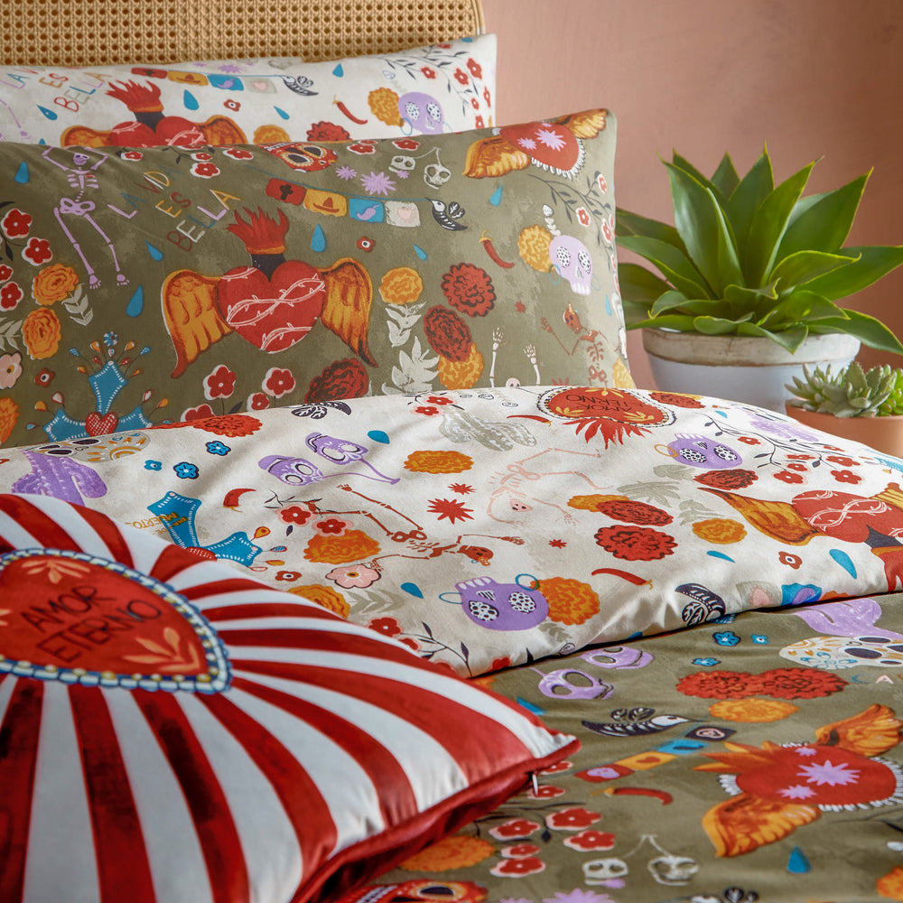La Vida King Size Duvet Set Multi - image 2