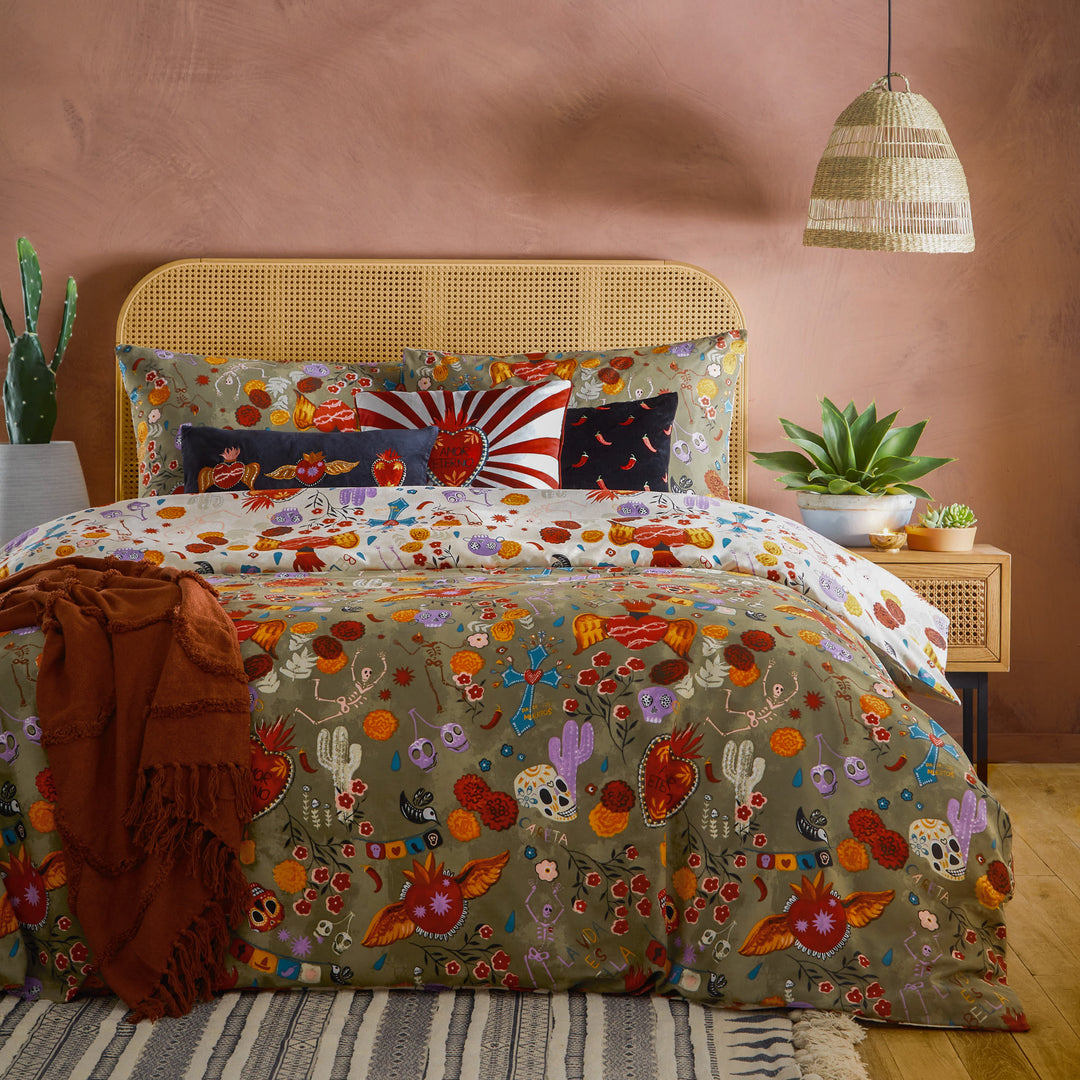 La Vida King Size Duvet Set Multi