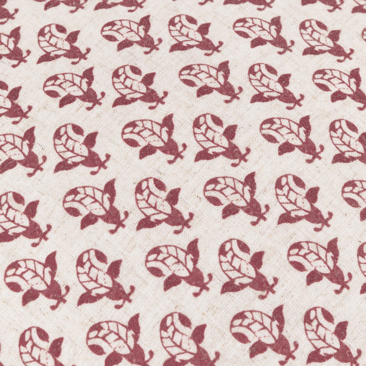 Lulah Block 45x45 Cushion Case Linen/Red - image 6