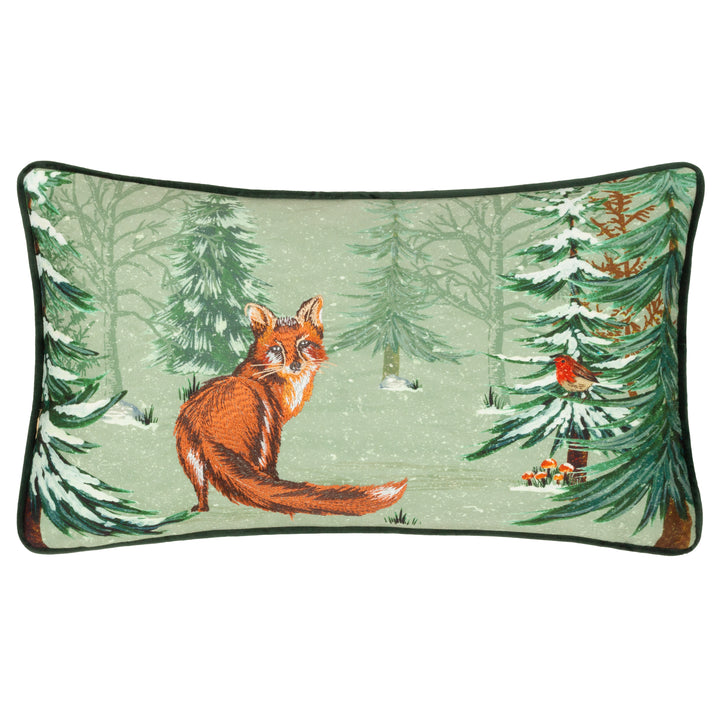 LODGEWOOD FOX 30X50 CUSHION CASE OAK GREEN
