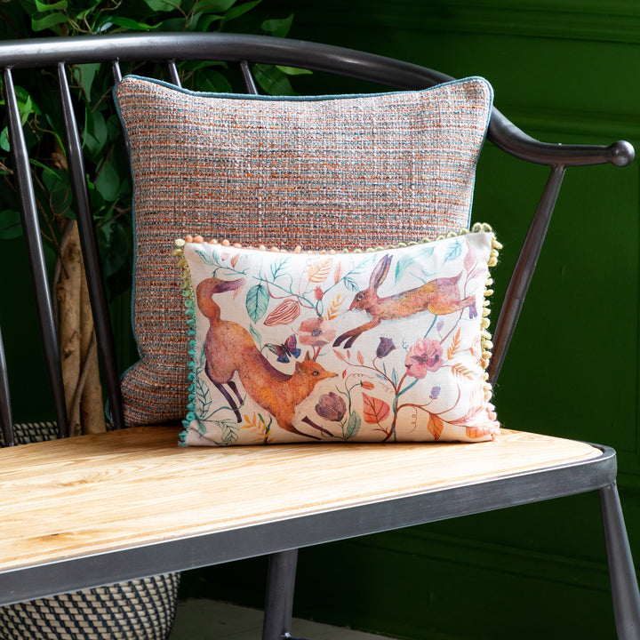 Leapingintothefauna 25x35 Cushion Case Linen