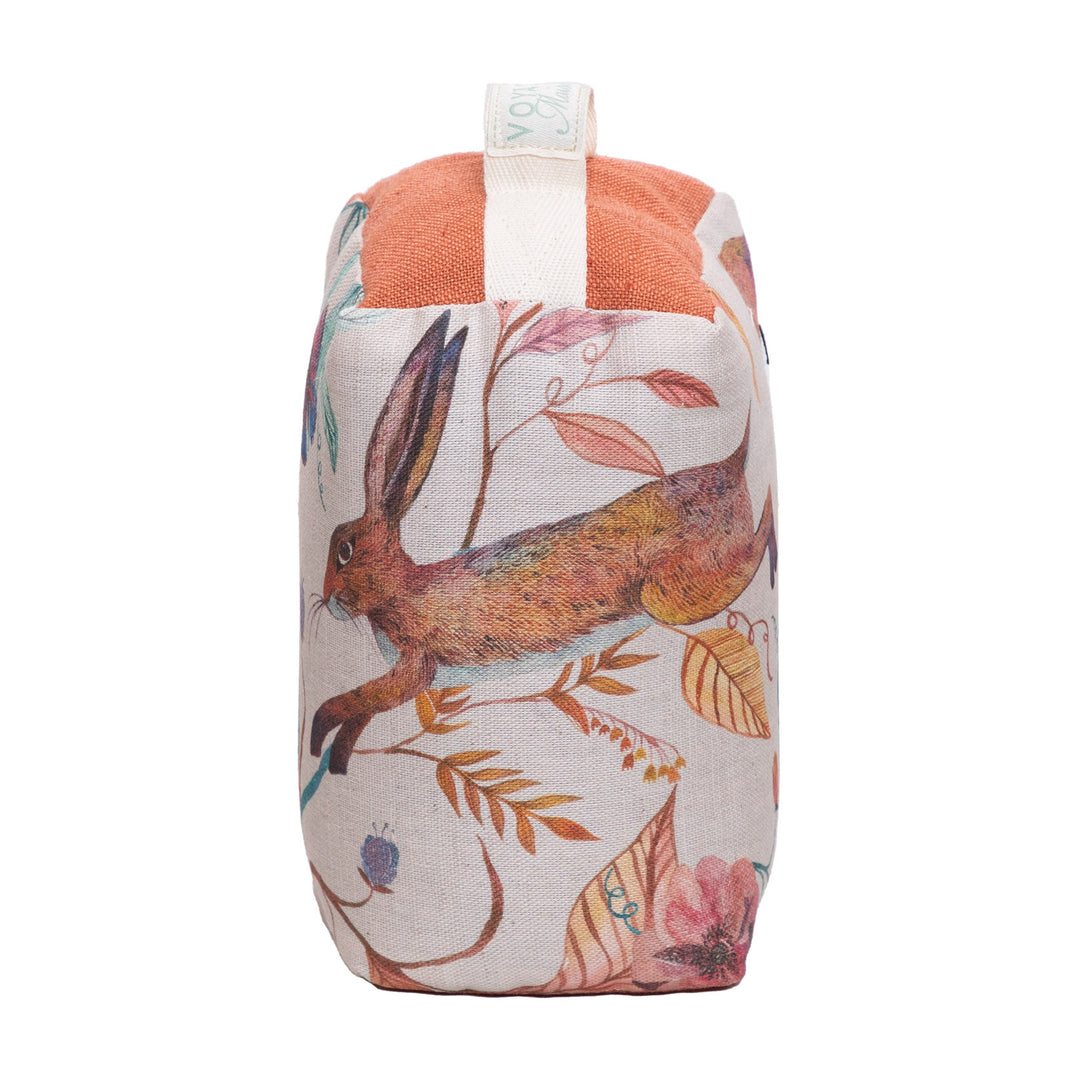 LEAPINGINTOTHEFAUNA DOORSTOP LINEN