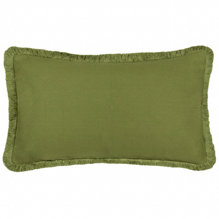 LEAVES 40X60 CUSHION CASE GREEN
