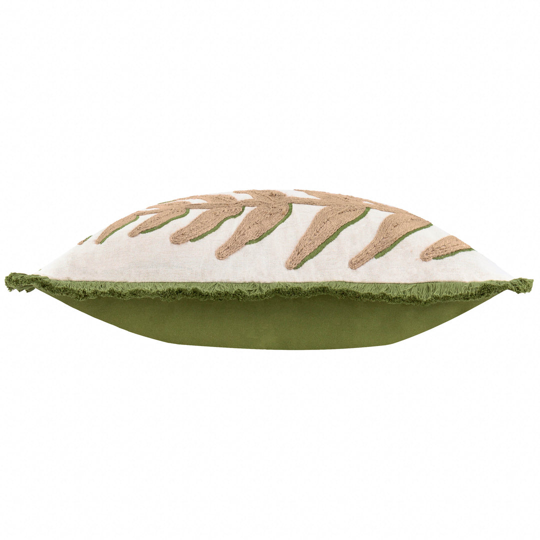 LEAVES 40X60 CUSHION CASE GREEN