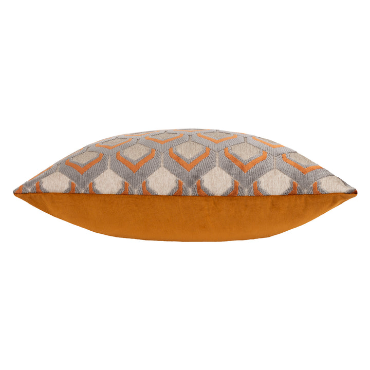 LEDBURY 45X45 CUSHION CASE GINGER/GREY