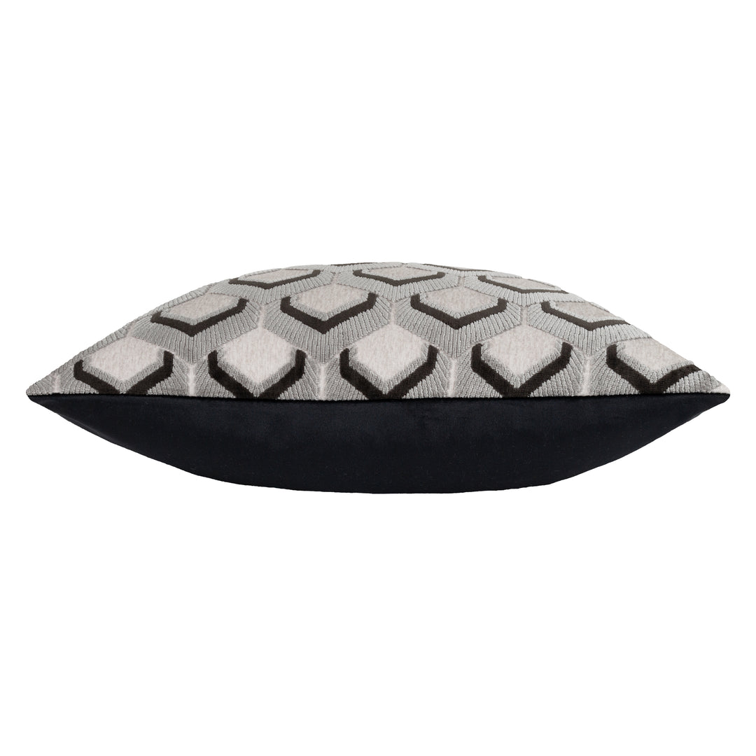 LEDBURY 45X45 CUSHION CASE GREY/BLACK
