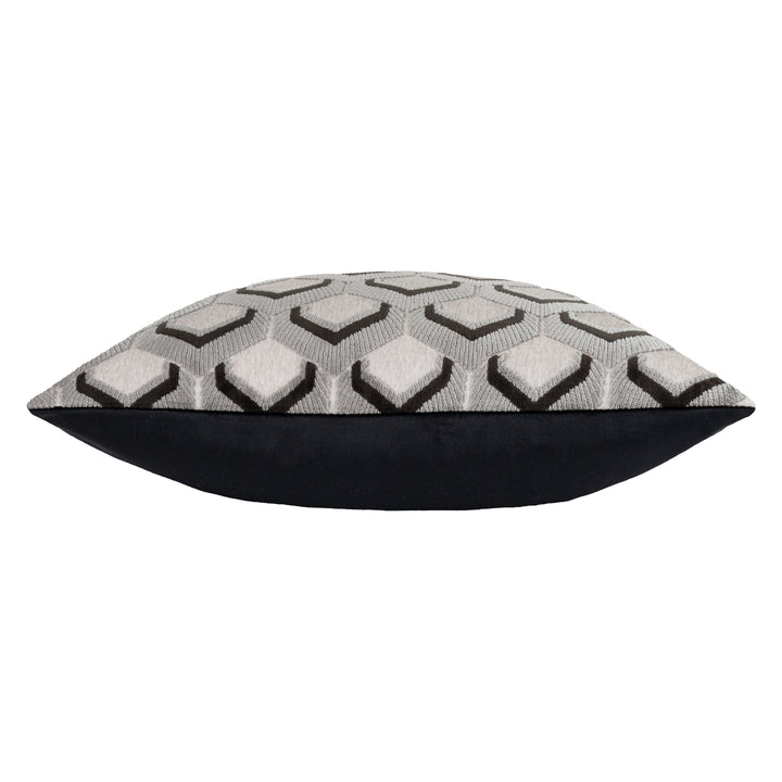 LEDBURY 45X45 CUSHION CASE GREY/BLACK