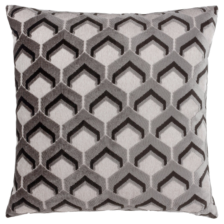 LEDBURY 45X45 CUSHION CASE GREY/BLACK