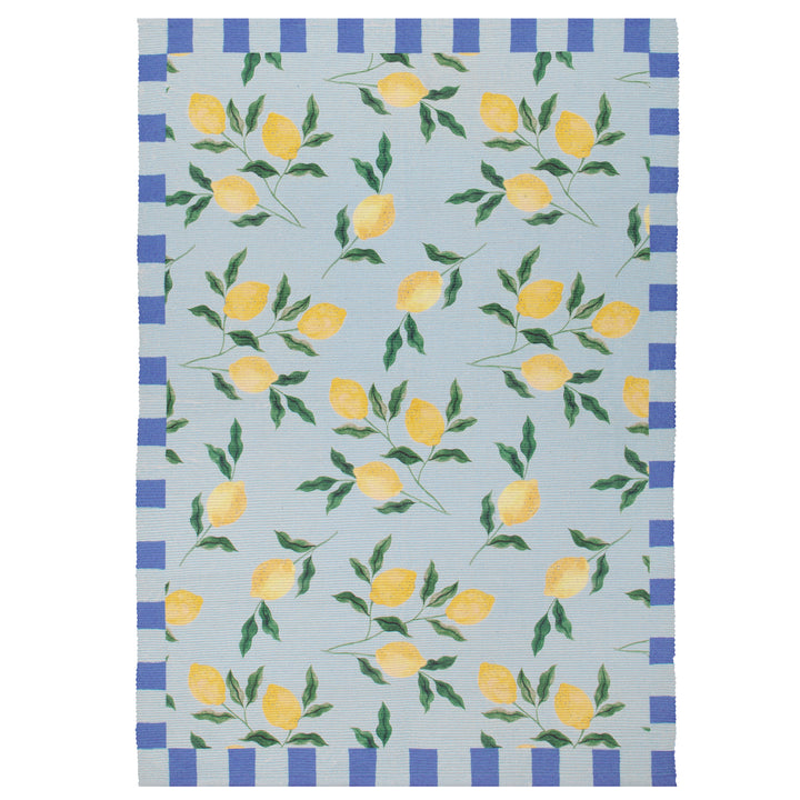 LEMONS 120X170 OUTDOOR RUG BLUE