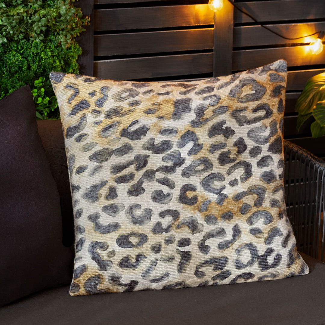 Leopardis Leopard 59x59 Outdoor Cushion Case Multi