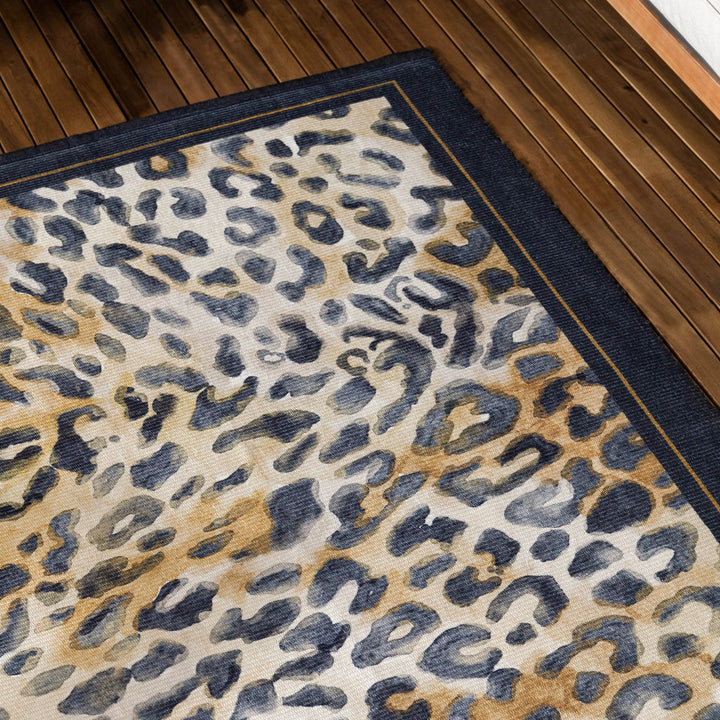 LEOPARDIS LEOPARD 120X170 OUTDOOR RUG BLACK/GOLD