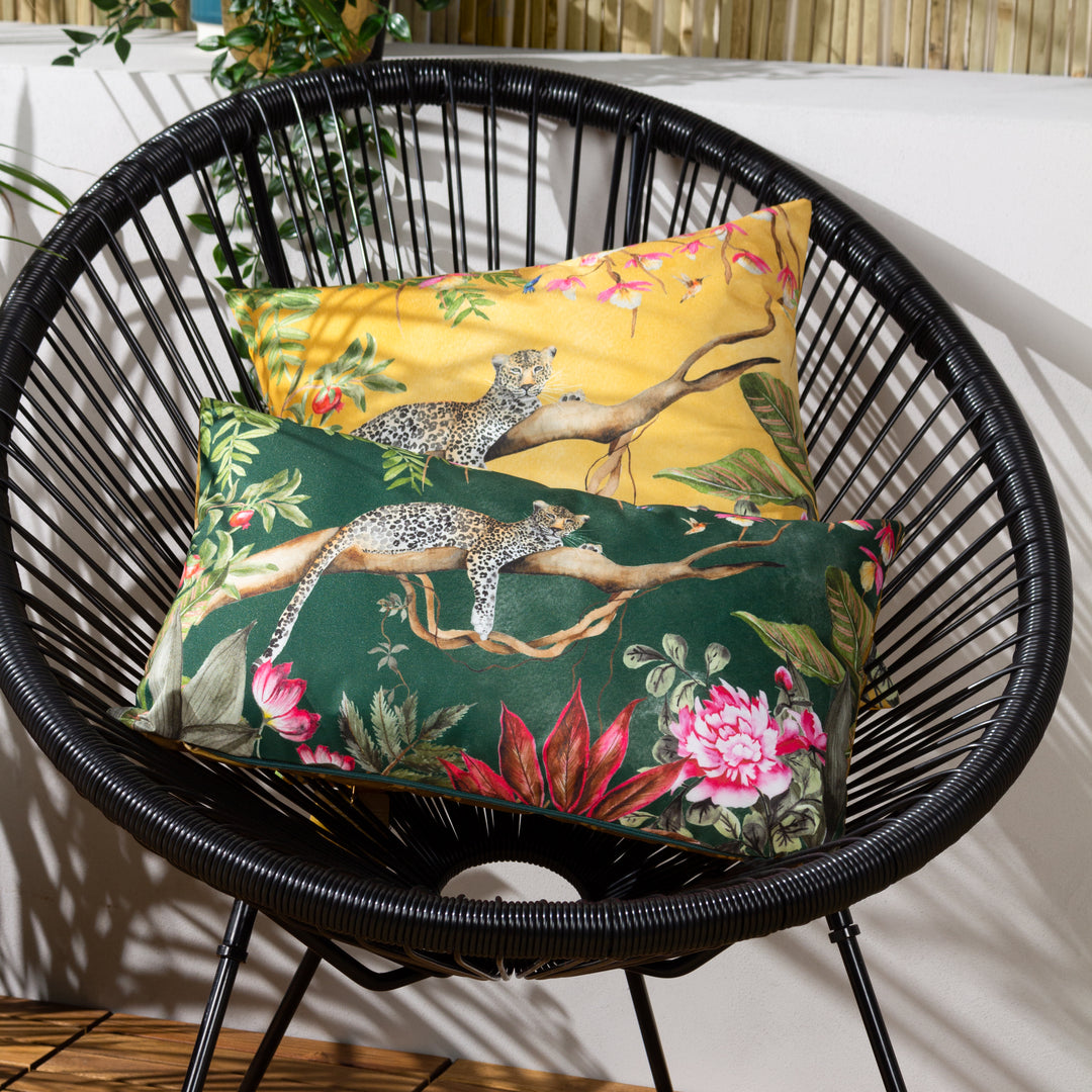 Leopard 30x50 Outdoor Cushion Cover Forest - image 5