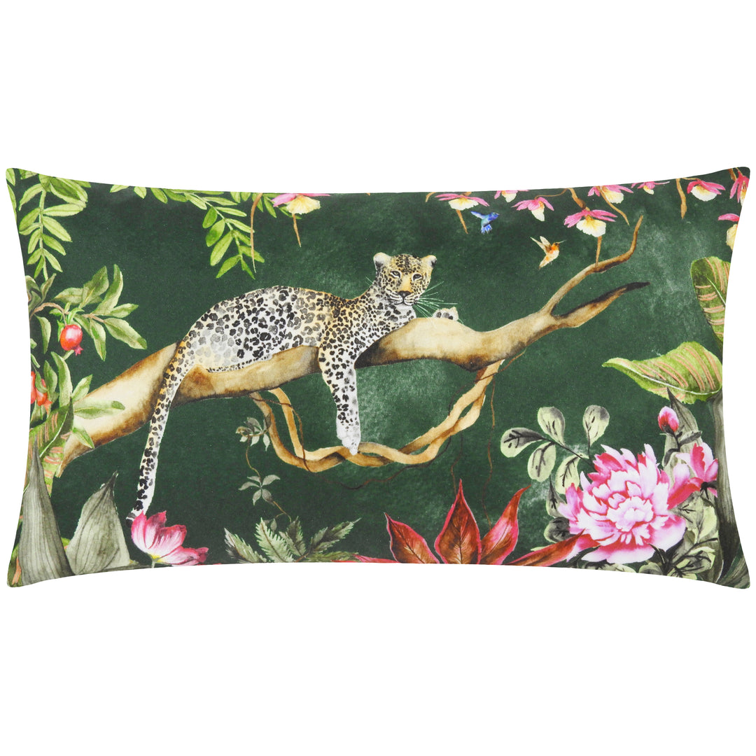 Leopard 30x50 Outdoor Cushion Cover Forest - image 2