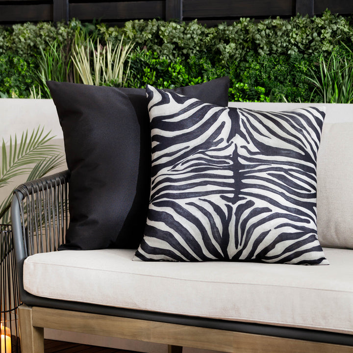 Leopardis Zebra 59x59 Outdoor Cushion Case Multi - image 5
