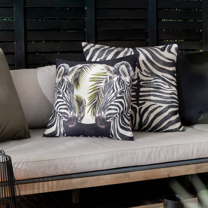 Leopardis Zebra 59x59 Outdoor Cushion Case Multi - image 6