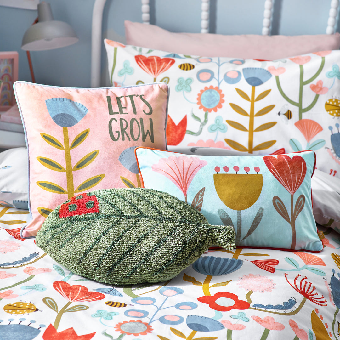 Lets Grow 43x43 Cushion Case Pink - image 6