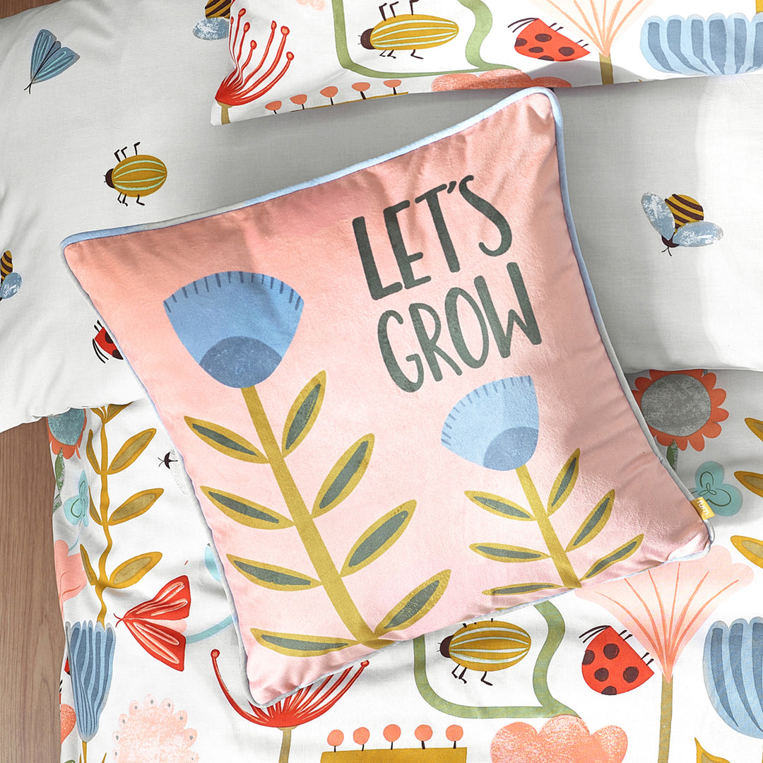 Lets Grow 43x43 Cushion Case Pink