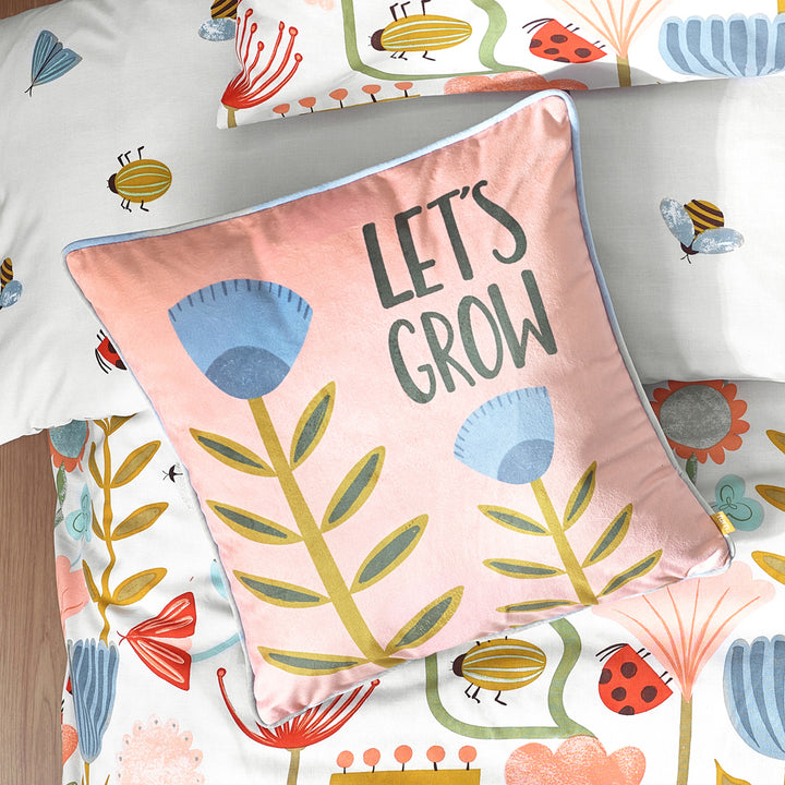 Lets Grow 43x43 Cushion Case Pink