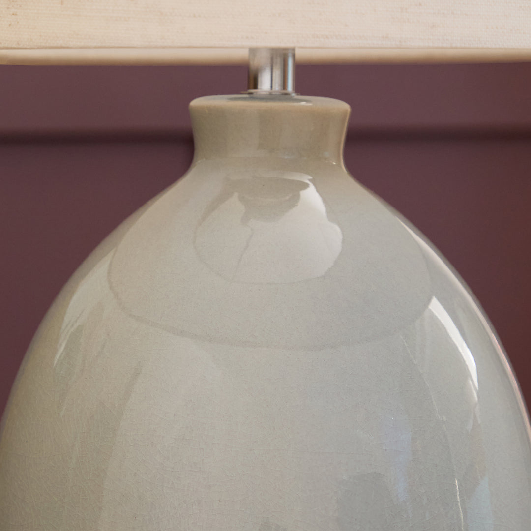 LEURA TABLE LAMPBASE DUCK EGG