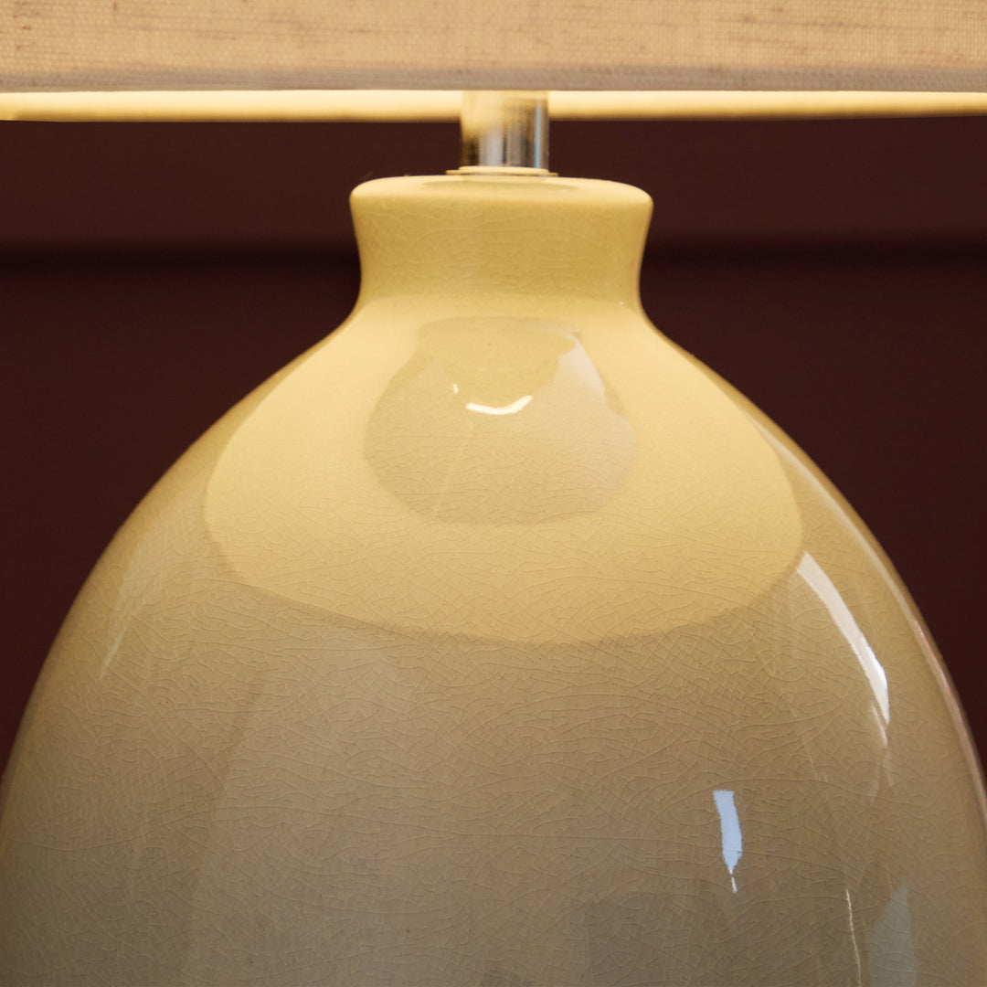 LEURA TABLE LAMPBASE DUCK EGG