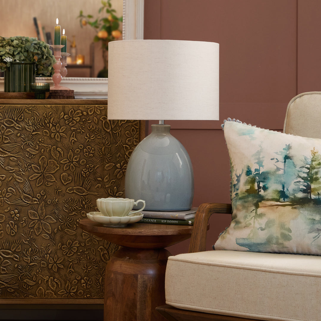 LEURA TABLE LAMPBASE DUCK EGG