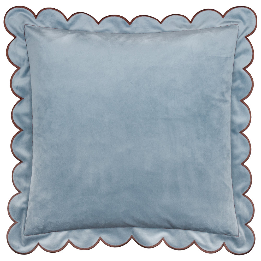 Lil Scallop 45x45 Cushion Case Blue / Brown - image 2